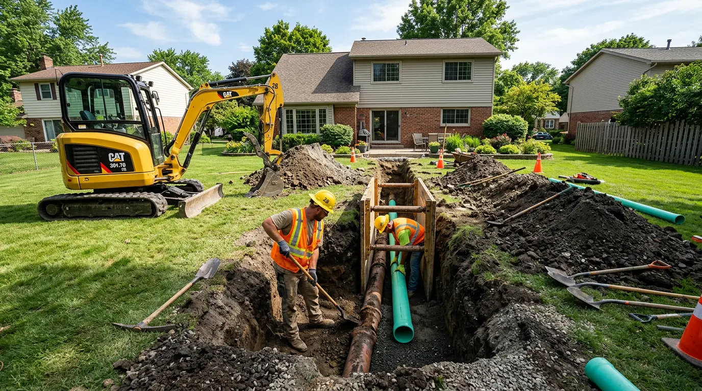 Sewer Line Repair in Green Lake, MI